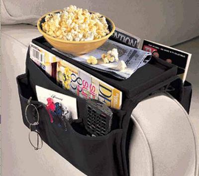 歐美款沙發(fā)側(cè)邊置物袋 遙控器與日用雜品的便捷收納方案